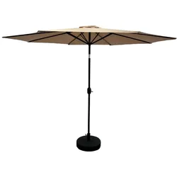 BIG Möbel GmbH Verona | Mittelstock-Sonnenschirm Ø 3 m | Taupe