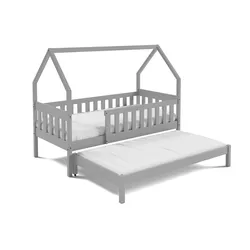 KINDERBETT BAMBINA 80x160 cm Hellgrau
