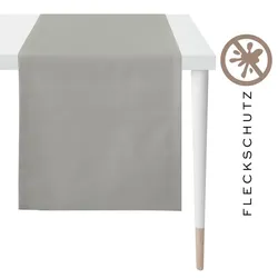 Apelt Tischläufer Basic 45 x 135 cm Mischgewebe Grau