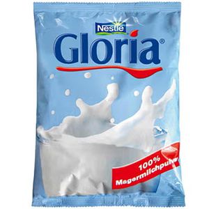 Nestle Kaffeeweißer Gloria 100 % Magermilch, Pulver, ohne Zuckerzusatz, für Kaffeeautomaten, im Beutel, 500 g