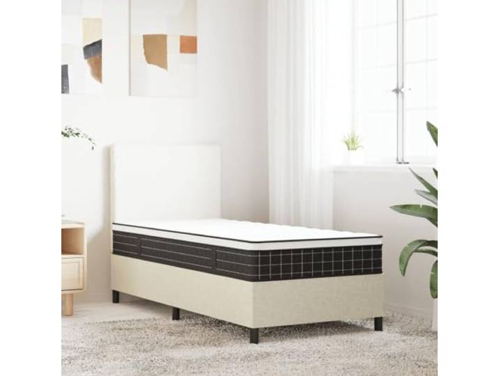 TUERYAFEK Bonnell-Federkern Matratze 90x200 cm Mittel Atmungsaktiv, Hautfreundlich, Geräuschabsorbierend, Mit Handabzieher, Rollverpackt