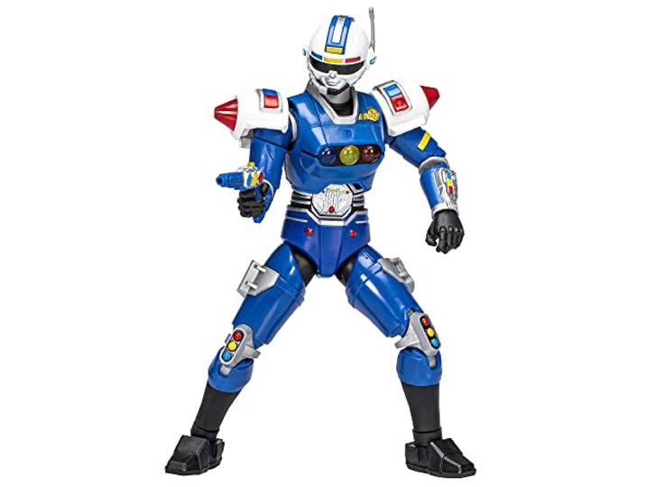 Power Rangers Lightning Collection Turbo Blue Senturion, 16,8 cm groot actiefiguur, F8205, Multi