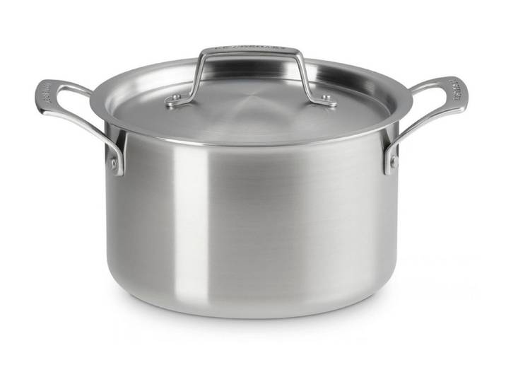 LE CREUSET Kochtopf 3-ply Fleischtopf Edelstahl 20cm, Edelstahl