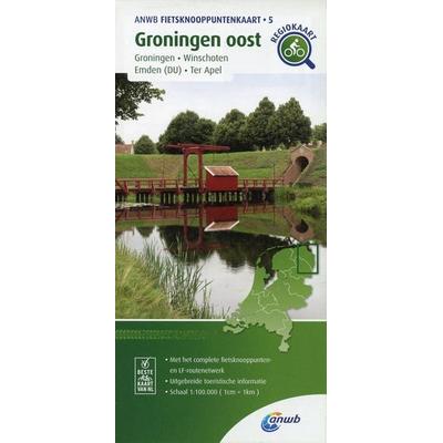 Groningen oost (Groningen / Winschoten / Emden) 1:100 000, Karte von , ANWB Media Inside Sales, 978-90-18-04678-1