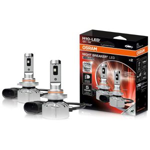 OSRAM Auto-Lampe Night Breaker SMART, 6000 Kelvin, H10, 12V / 7 Watt, Nebelscheinwerfer, LED-Retrofit, 2 Stück