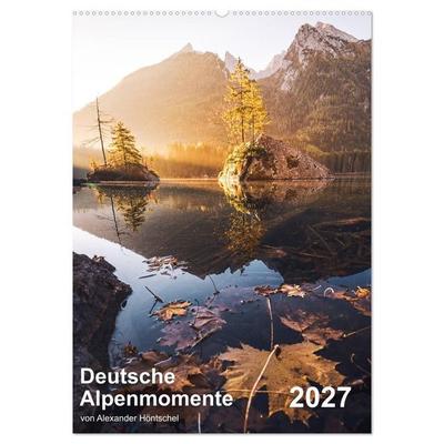 Deutsche Alpenmomente (Wandkalender 2027 DIN A2 hoch), CALVENDO Monatskalender