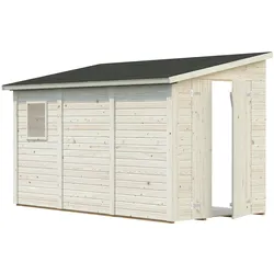 Palmako Gerätehaus Mia 5,4 m2 - 16 mm Transparent tauchimprägniert