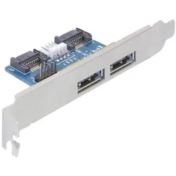Delock Slot bracket 2x eSATAp 5V/12V with Low Profile Bracket, PC Gehäuse Zubehör
