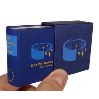 Verfassung für Europa (Vertragsentwurf 2005), Gebundene Ausgabe von , Miniaturbuch, 978-3-86184-047-3