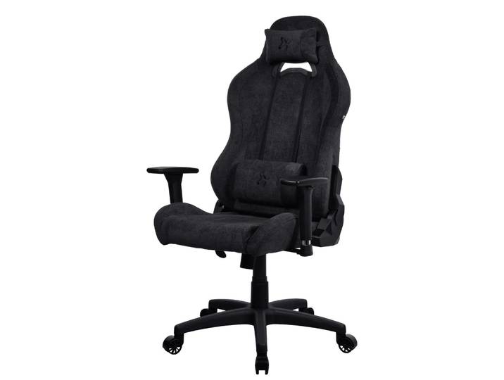 Arozzi Torretta Soft Fabric™ Gamingstuhl - Reines Schwarz