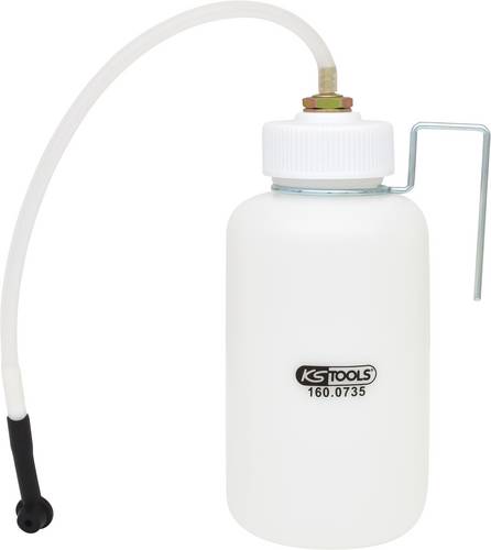 KS Tools 160.0735 Bremsflüssigkeits-Auffangflasche, 1 Liter