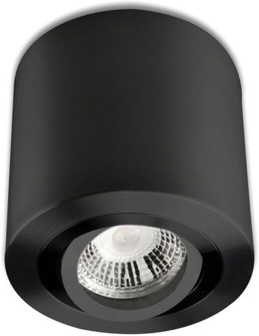 Isoled Deckenaufbauleuchte Rund Für Gu10/mr16, Alu Schwarz, Exkl. Leuchtmittel
