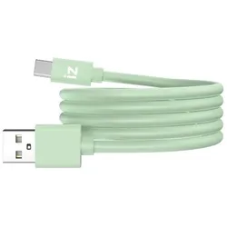 Izzy C ble USB / USB-C 1m - 60W - vert, USB Kabel