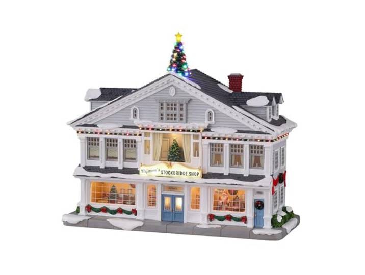 Lemax 15807-UK Norman Rockwell Lighted Buildings: Nejaime's Stockbridge Shop