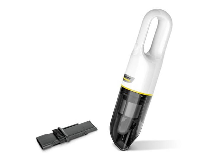 KÄRCHER Akku-Handstaubsauger CVH 2, kompakter und Leichter Krümelsauger für den schnellen Einsatz, Akku-Laufzeit: 10 min, inkl. 7,2 V Akku, USB-Ladegerät, 2-in-1-Fugendüse