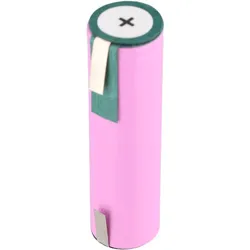 Li-ion Akku 18650 mit Lötfahnen U-Form, für Garten Akku-Werkzeuge Li-ion, 3,7V, 2600mAh, 9,6Wh