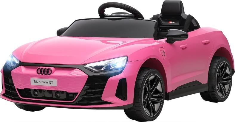 Moonbite Elektrische kinderauto met Audi-licentie, 12V, Roze