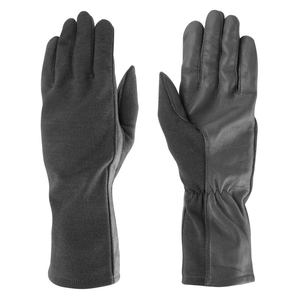 Mil-tec Piloten Handschuhe Nomex Schwarz L (L) (RC-27751.001-L)