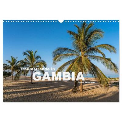 Traumstrände in Gambia (Wandkalender 2027 DIN A3 quer), CALVENDO Monatskalender