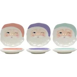 Teller WEIHNACHTSMANN (LBH 13,40x13,40x2,50 cm) - LBH 13,40x13,40x2,50 cm
