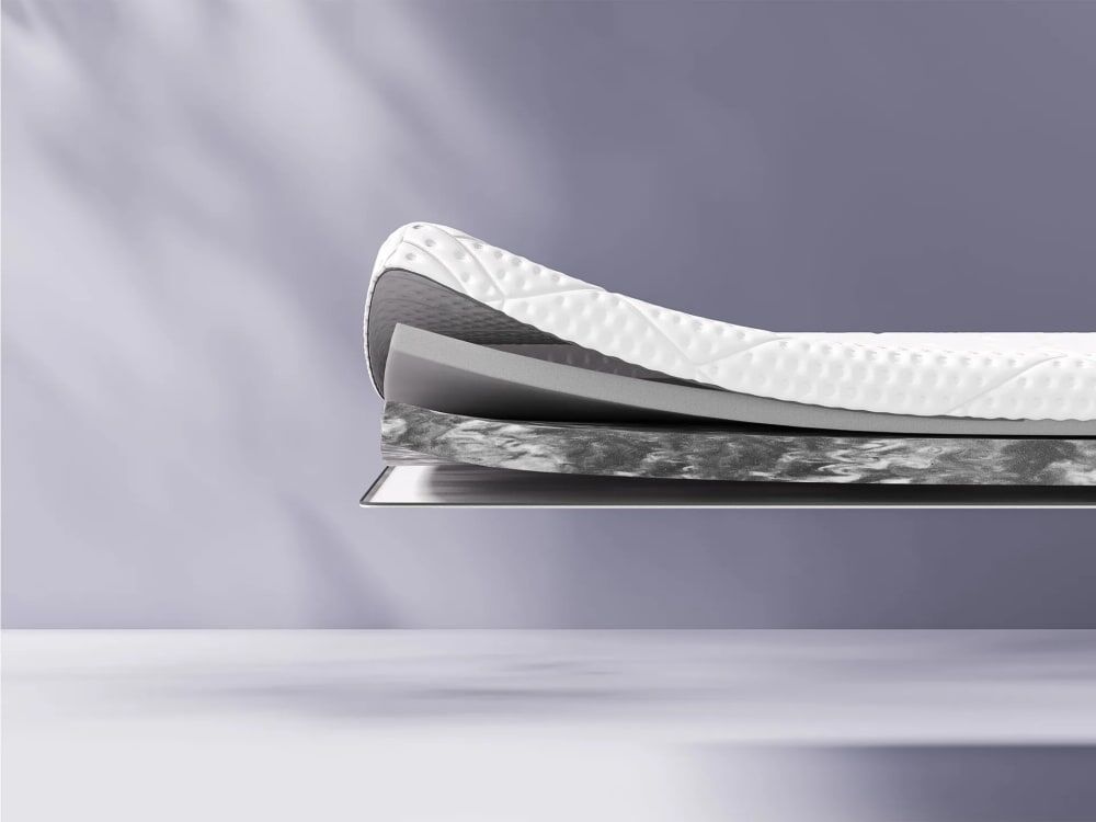 Emma Surmatelas mousse thermorégulante 180x200 Blanc 200x9x200cm