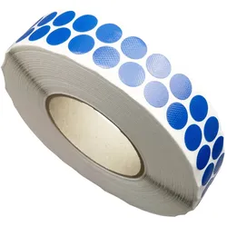 Gewebeklebepunkte, dunkelblau 15 mm | 5.000 STK, PE, Papier