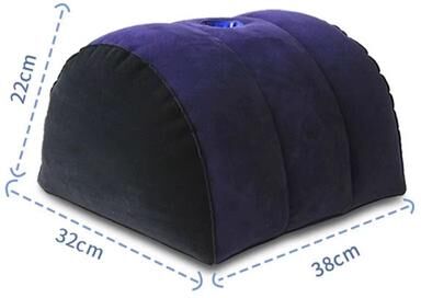 Inspired Finds Half Moon Support Pillow Inflatable Couples Position Cushion For Comfort And Pleasure round Pillow