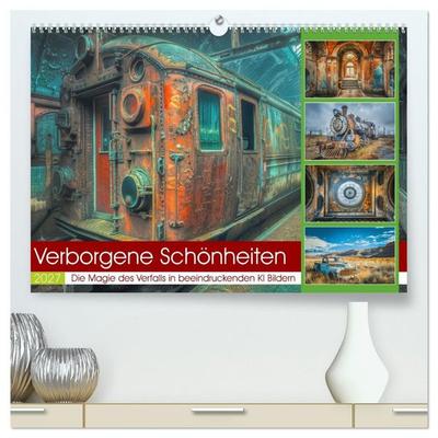 Verborgene Schönheiten (hochwertiger Premium Wandkalender 2027 DIN A2 quer), Kunstdruck in Hochglanz