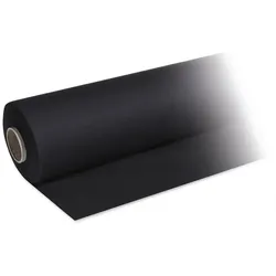 Tischdecke (PAP-Airlaid) gerollt PREMIUM schwarz 1,2 x 25 m