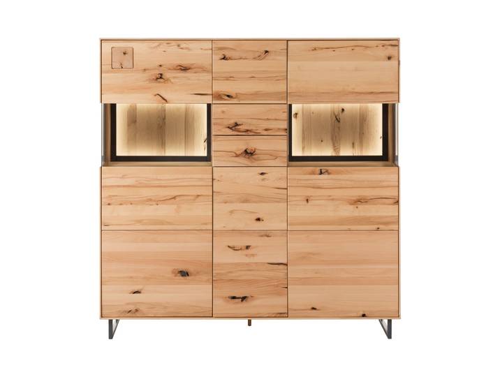 Highboard Kernbuche 150x43x152 natur geölt SALZBURG #103