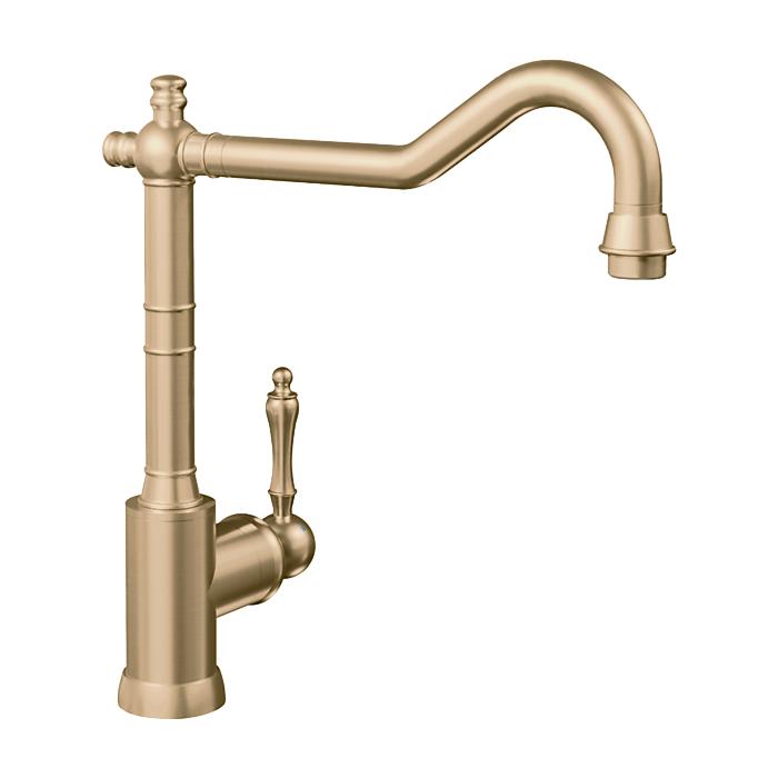 Villeroy und Boch Küchenarmatur Avia 2.0 92400003 11,2 l/min, flexible Anschlussschläuche, Gold