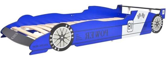 Famanu Kinderbett Racer - 90x200 cm - Blau