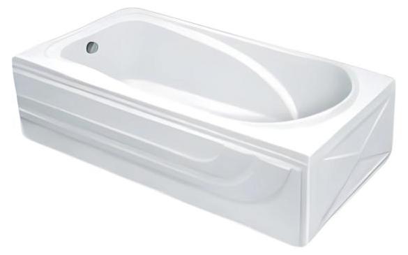 Komfortwanne Relaxwanne Badewanne Acrylwanne Wanne Bad Designwanne 169x75 cm