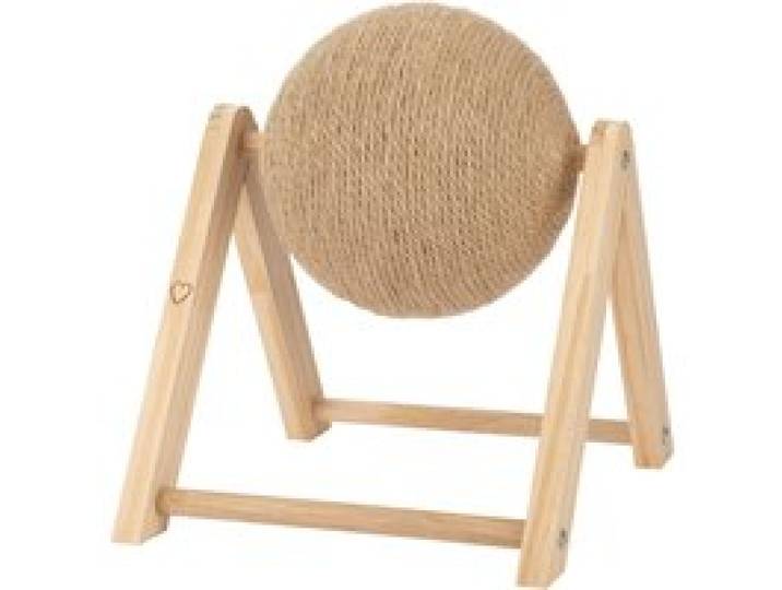 MAX & MILA'S WORLD Griffoir pour chat ou Griffoir avec planche de massage ou griffoir avec brosse de massage (Balle à gratter)