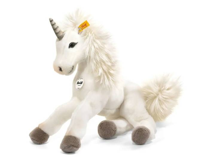 Steiff Kuscheltier Steiff Starly Schlenker Einhorn, weiß, 35 cm