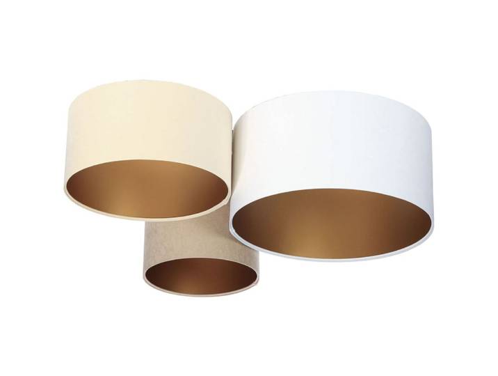 Plafonnier en tissu trio