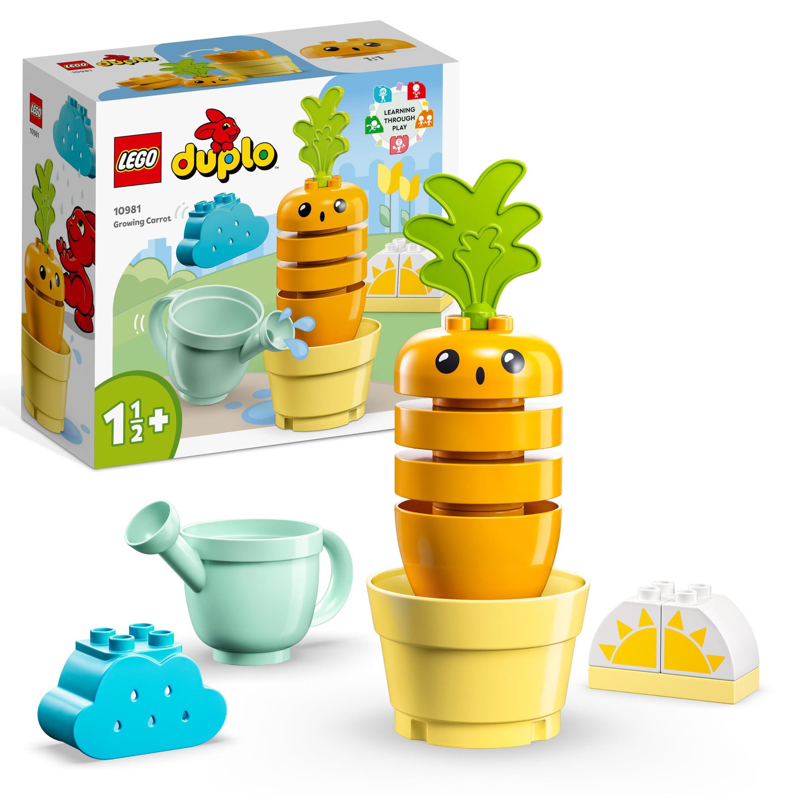 LEGO DUPLO Mijn Eerste Groeiende Wortel 10981 - Educatief speelgoed voor peuters
