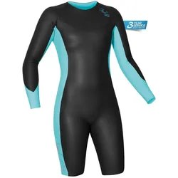 Camaro Aquaskin Mono LS  Damen Neoprenanzug - schwarz
