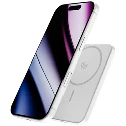 Epico Qi2 25W 5000mAh Mag+ powerbanka EM55 - stříbrná (5000 mAh, 25 W), Powerbank, Silber
