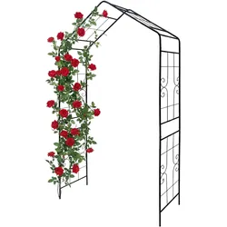 Relaxdays, Pflanzen Zubehör, Rosenbogen (43 cm, 143 cm)