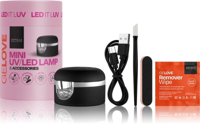 Gabriella Salvete GeLove Mini UV/LED Lamp & Accessories set for the perfect manicure