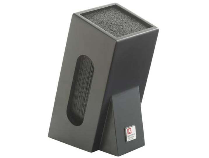 Richardson Sheffield Bloc à couteaux R164HSRC58846 avec insert à brosse\, noir\, 15\,5 x 11\,5 x 26 cm