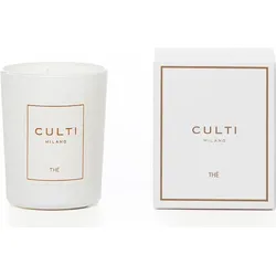 Duftkerze Culti Thè 70 g, weiß, im glänzenden Glas