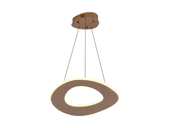 LED Design Pendellampe „Mirena“ Roségold, Silber Ø 52 cm Schuller