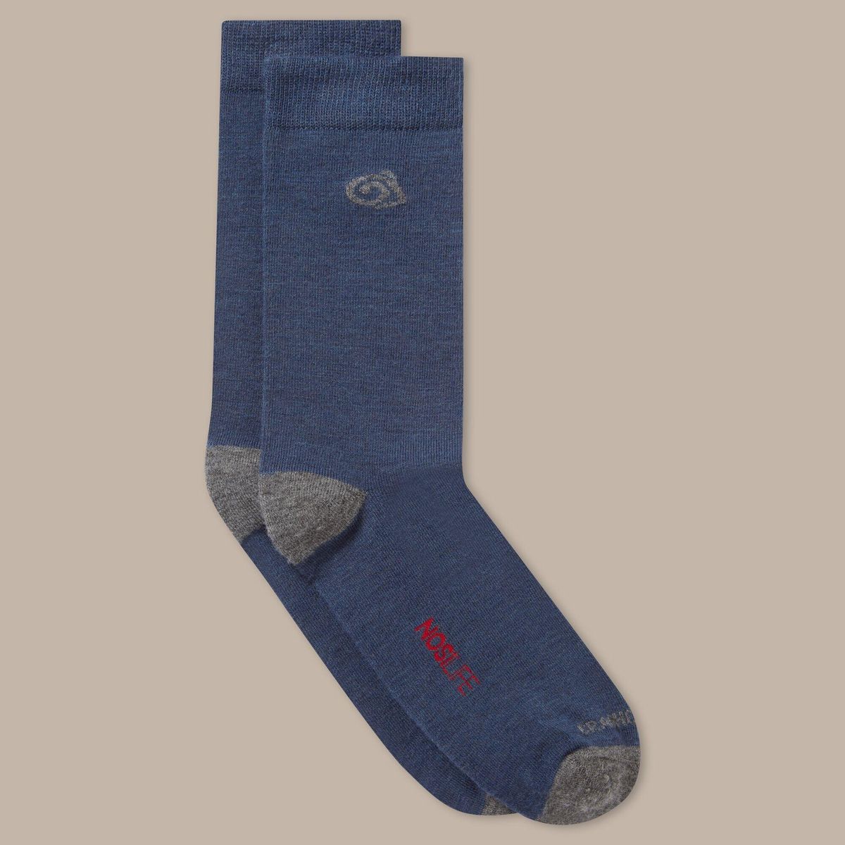 Craghoppers Nosilife Travel Wool Socks blue navy (7V1) 36-38 CUH373 7V1 S05