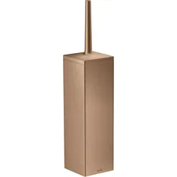 hansgrohe AXOR UNIVERSAL Rectangular Toilettenbürstenhalter, Wandmontage, Metall, 42655310, Farbe: Brushed Red Gold