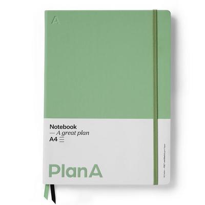 Notizbuch A4 Hardcover Liniert Sage Green, Gebundene Ausgabe von , Bücher.de