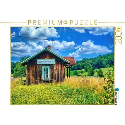CALVENDO Puzzle Bahnhof Reichertshofen | 2000 Teile Lege-Größe 90 × 67 cm Foto-Puzzle für glückliche Stunden