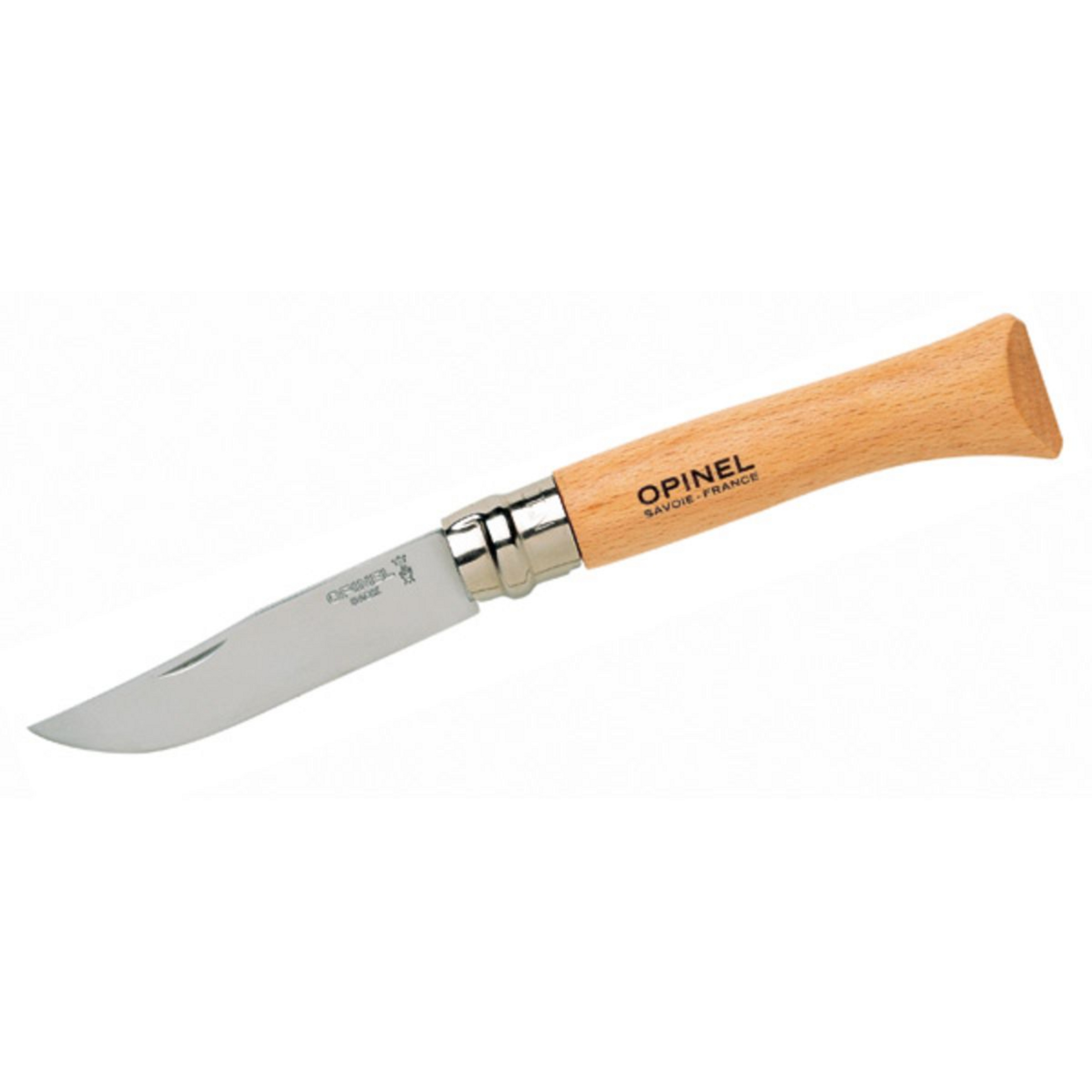 Opinel INOX Messer m. Klingensperre Taschenmesser Größe No.8