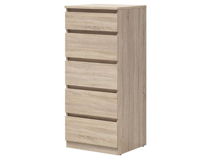 Kommode - Höhe 115 cm 50 x 115 x 15cm Holz/Eiche Sonoma Dekor